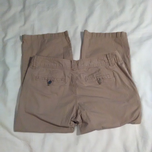 CALVIN KLEIN JEANS TAN CAPRIS SIZE 6 - Picture 2 of 4